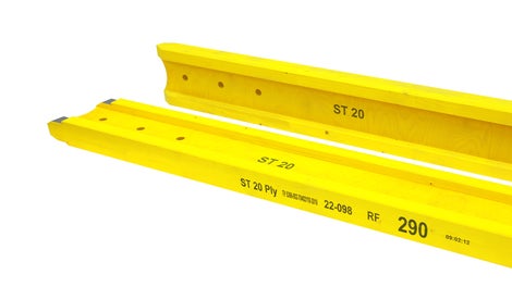 Качество клеевого нанесения на всех балках проверяется в процессе производства лазерным контролем