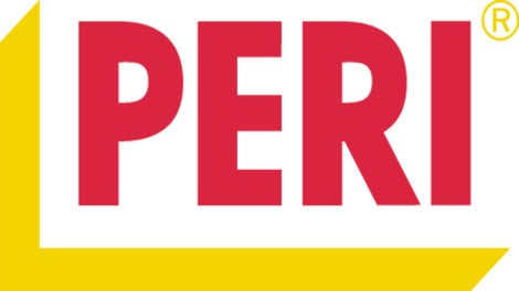 Strzałka pozioma symbolizuje rosnącą obecność na rynku oraz zwiększającą się liczbę zadowolonych klientów. Strzałka pionowa oznacza poprawę jakości wszystkich usług PERI.