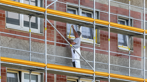 PERI UP Fasadestillas_Håndverker.