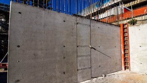 Кофражът TRIO отговаря на най-високите изисквания за равномерно полагане на бетонната смес и резултатът от това е видим