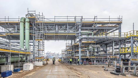 El andamio modular PERI UP se adaptó rápidamente a las condiciones cambiantes del lugar, facilitando así un proceso de construcción flexible. (Foto: PERI SE)