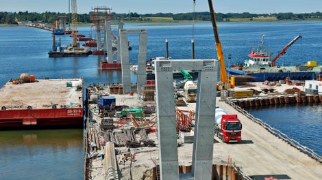 Bropiller med tværbjælker