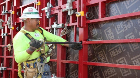 Ties are installed from one side only as the nut is already pre-mounted on the opposite panel. This eliminates the need for a second person on the other side - a big time saver