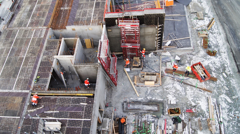 Lilleby er et stort utbyggingsfelt i Trondheim, der PERI leverer utstyr.