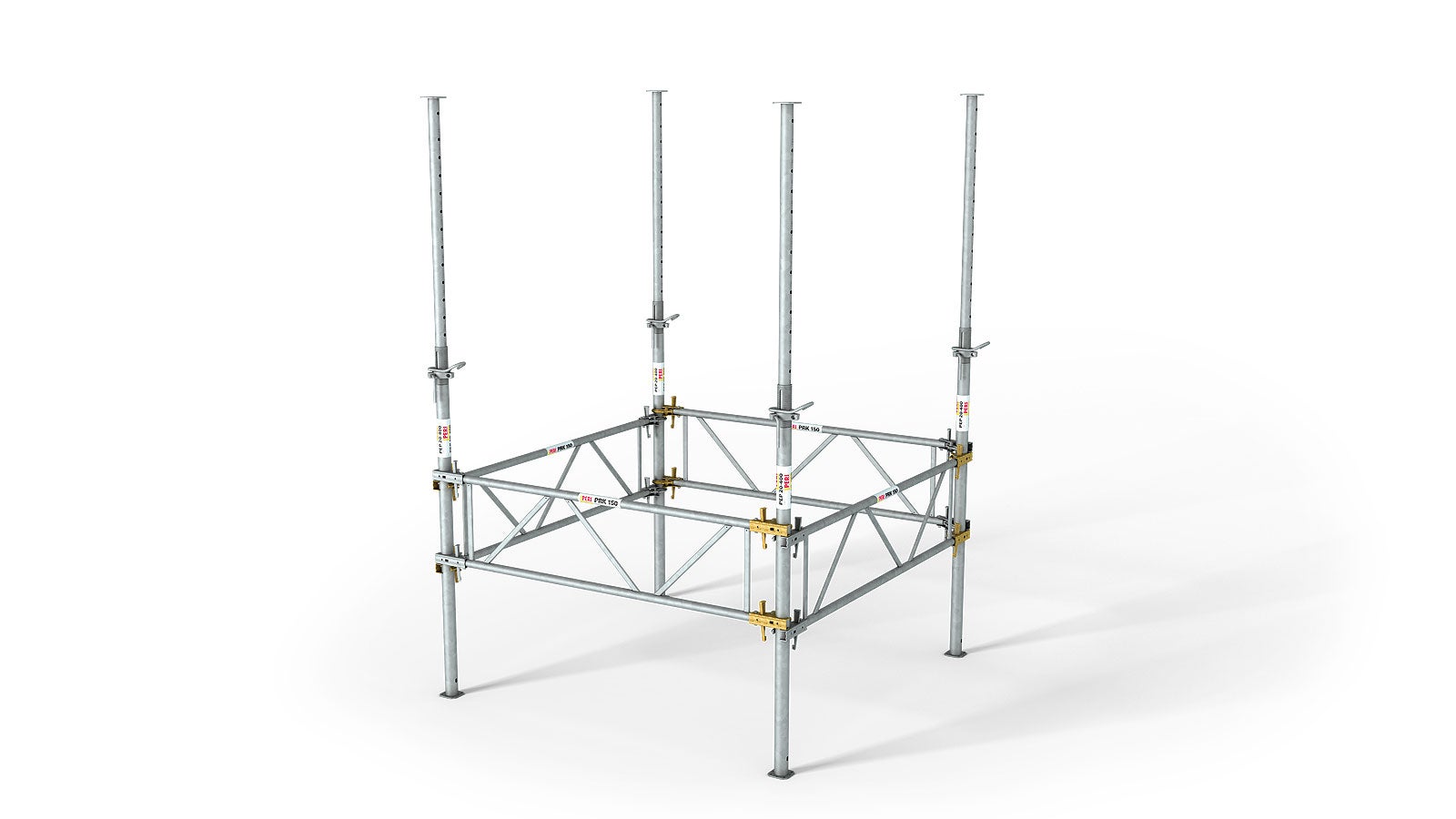 In addition to the tripod, the PRK frame can be used as an assembly aid.<br/>