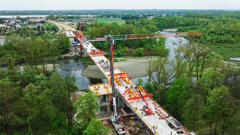 Budowa obiektu MGP-3, droga ekspresowa S1, Obwodnica Oświęcimia<br/>