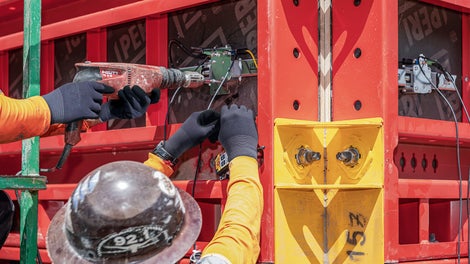 The InSite Construction Pressure Sensor is another building block for achieving a faster concreting process. (Photo: Greg Folkin Photography)