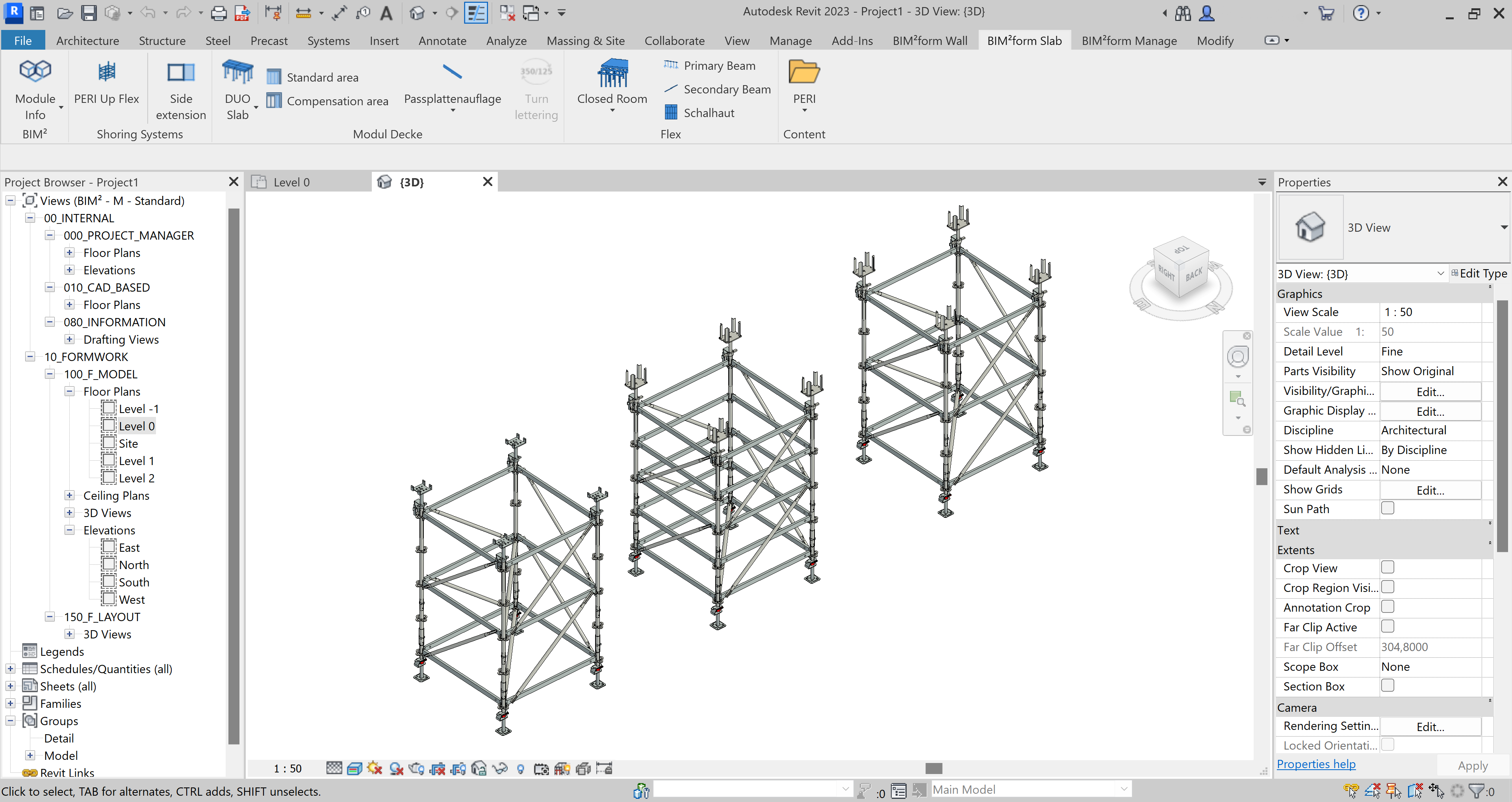 Autodesk Revit 2023 Project Shoring Tower