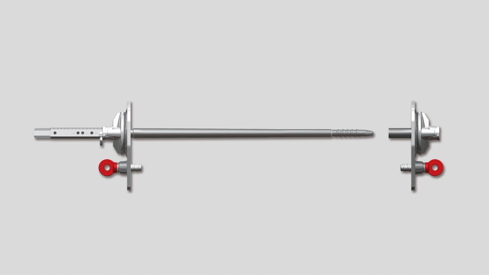 Efficient: the specially-designed MX tie means one sided – without a worker on the opposite side – assembly operations and is used without spacer tubes and cones.