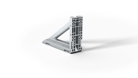 复合材料端模支架适用于高度小于50厘米的轻型梁结构。