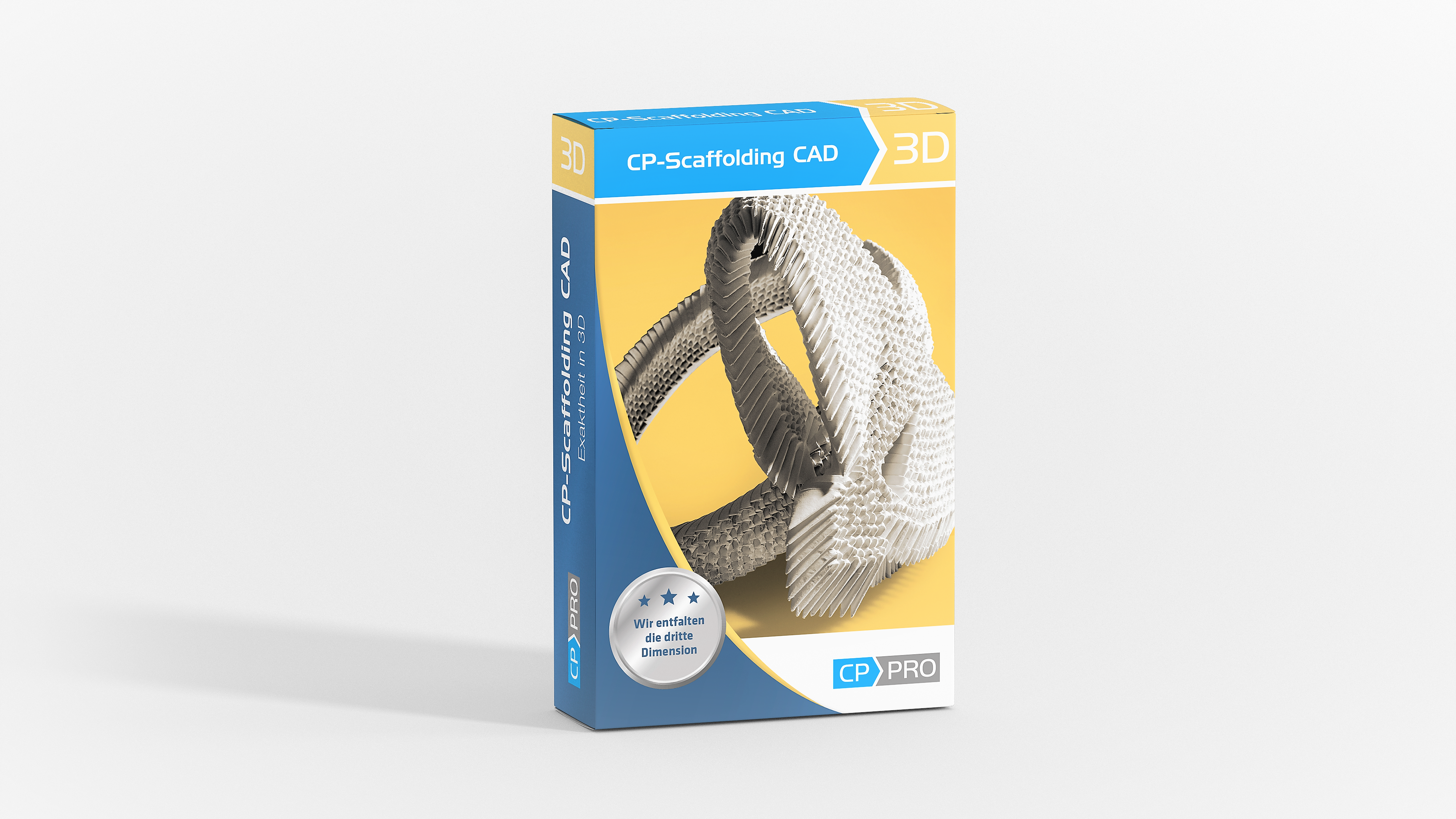 CP-Pro Scaffolding CAD simuliert die Einrüstung von Gebäuden auf Basis des PERI UP Gerüstbaukastens.