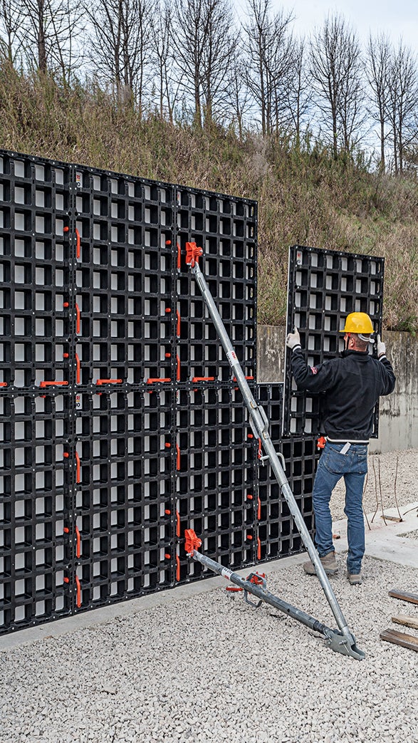 Coffrage manuportable DUO pour les voiles