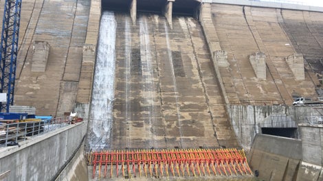 Реконструкция на яз. Студена, област Перник - Едностранен катерещ кофраж