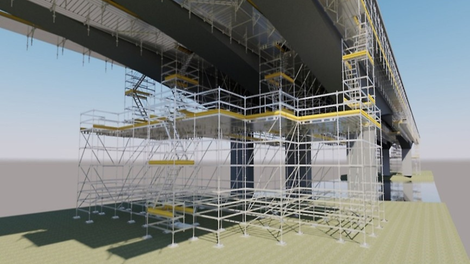 Soluciones de encofrado para puentes PERI