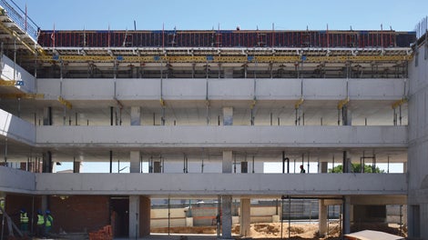 Total formwork solution for upmarket apartment building