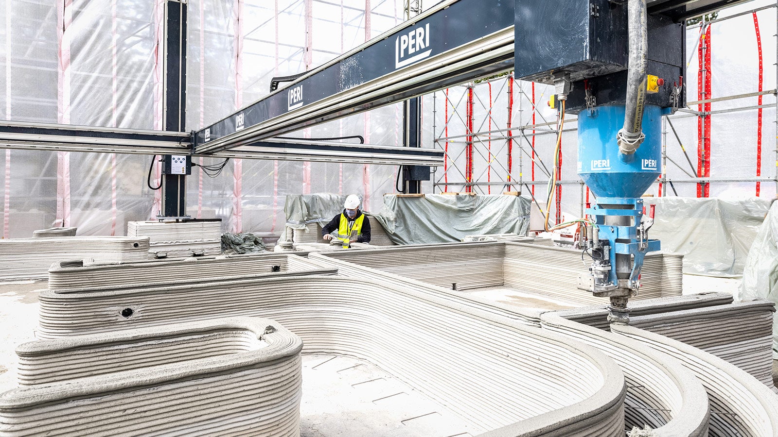 PERI 3D-construction printing process