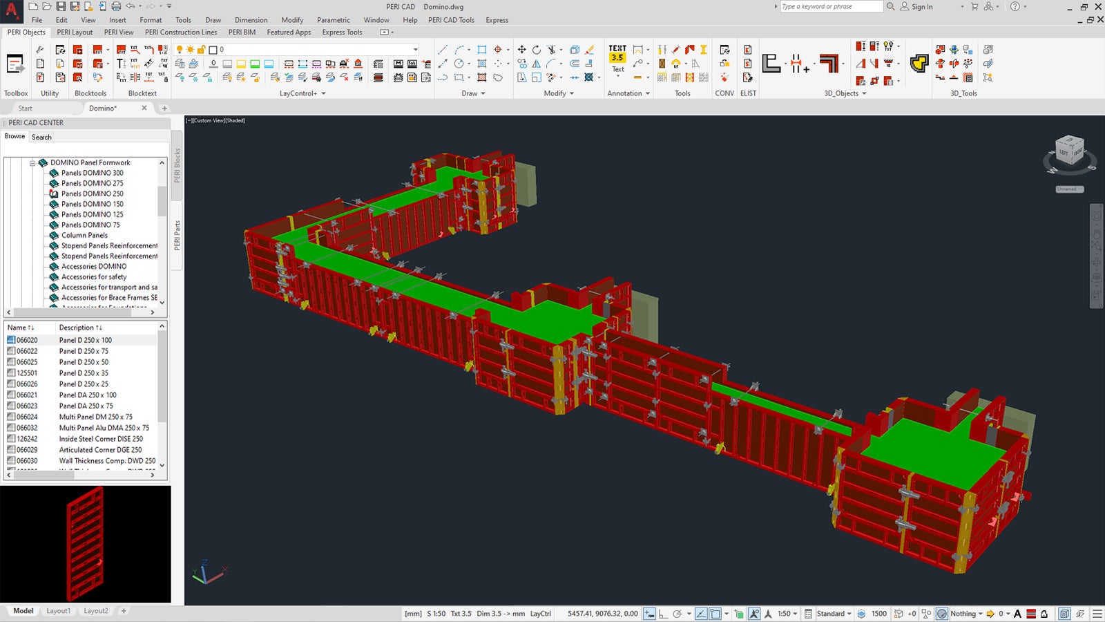 Im PERI CAD Center finden Sie die PERI Bauteile für die 3D-Planung Ihrer individuellen Schalungslösung.​