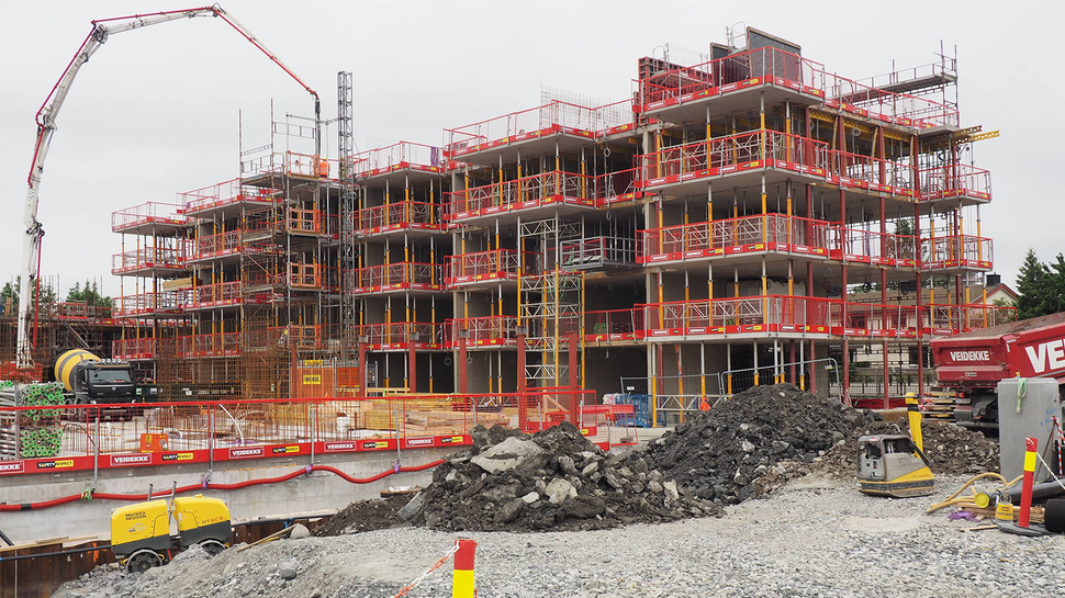 Byggingen er godt i gang, og innflytting skal kunne starte i slutten av 2022.