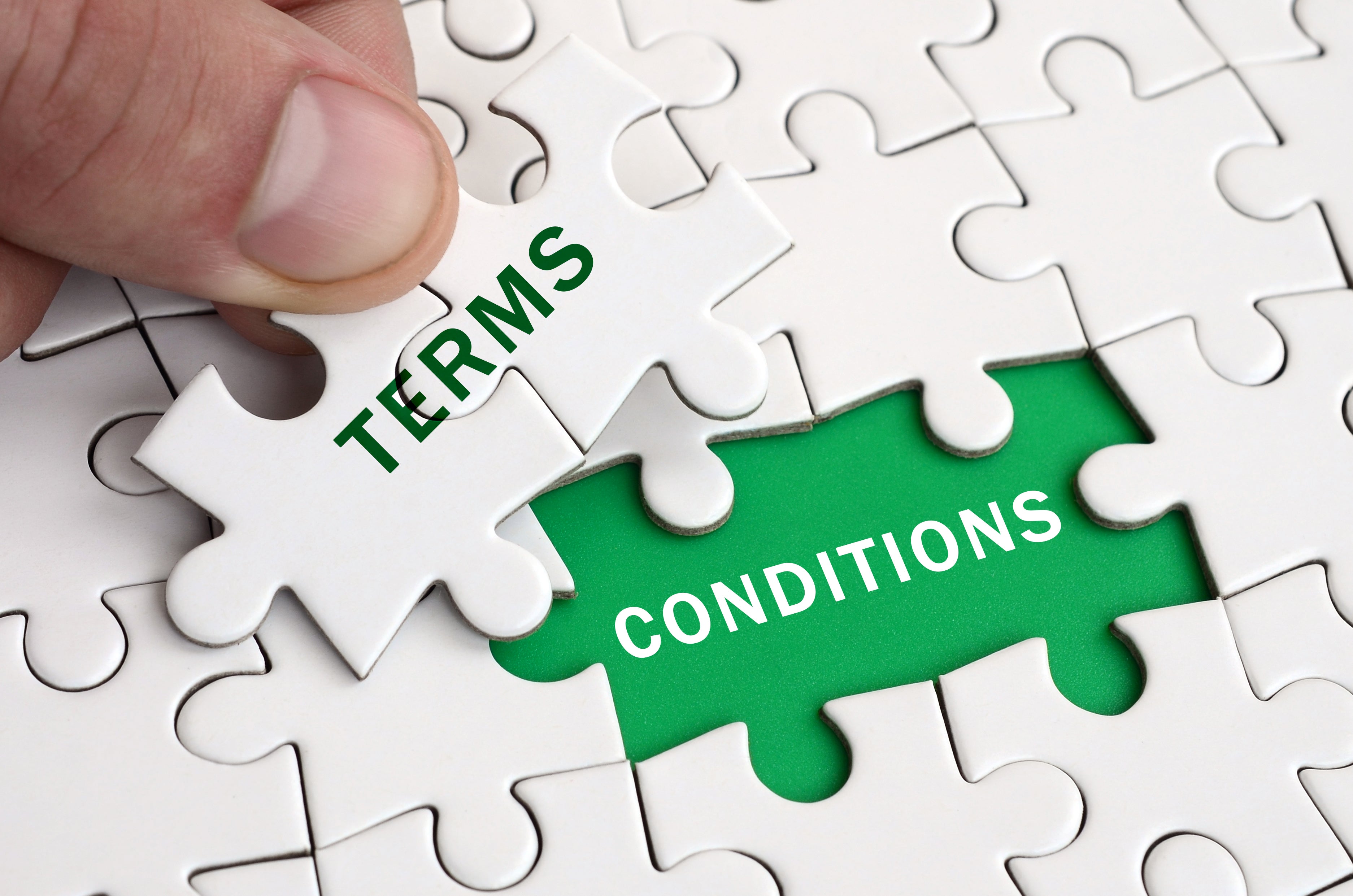 Terms &amp; conditions