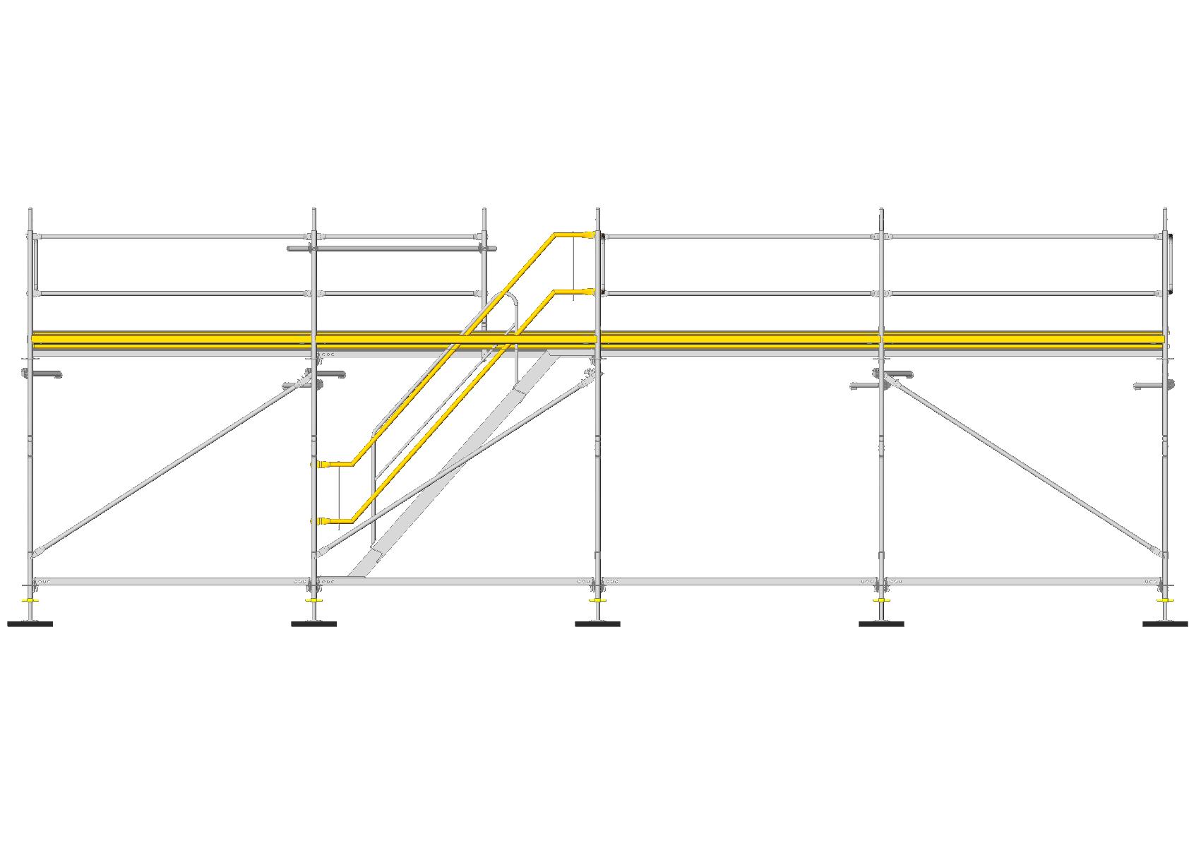<p><strong>10 x 3 meter | 44 m<sup>2</sup></strong><br /><br/>Komplet stilladspakke fra kr. 28.000</p><br/>