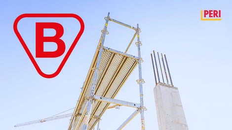 Certyfikat bezpieczeństwa „B” dla rusztowania modułowego PERI UP Flex