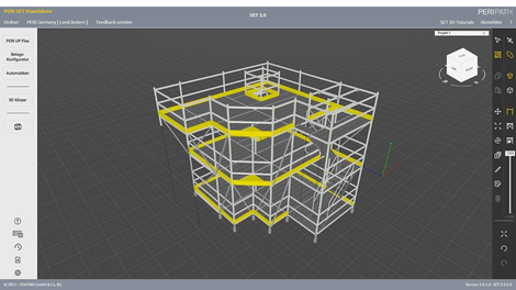 SET Ferramenta de estimativa de andaimes