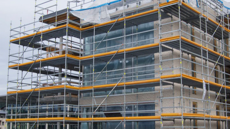 PERI har levert utstyr til byggeprosjektet i Sanden, Larvik