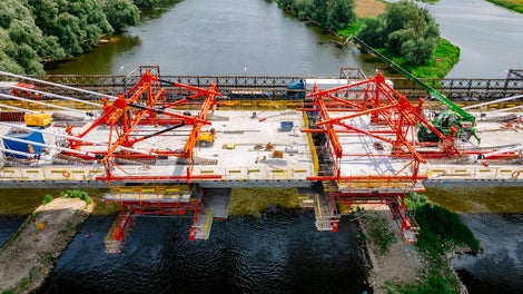 Most przez Wartę, Kostrzyn nad Odrą