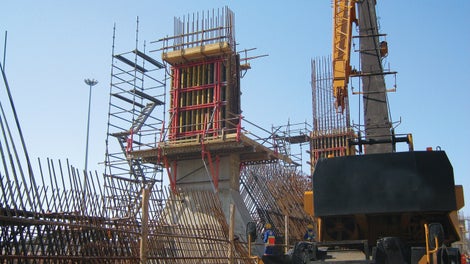Efficient formwork solutions for port terminal storage areas