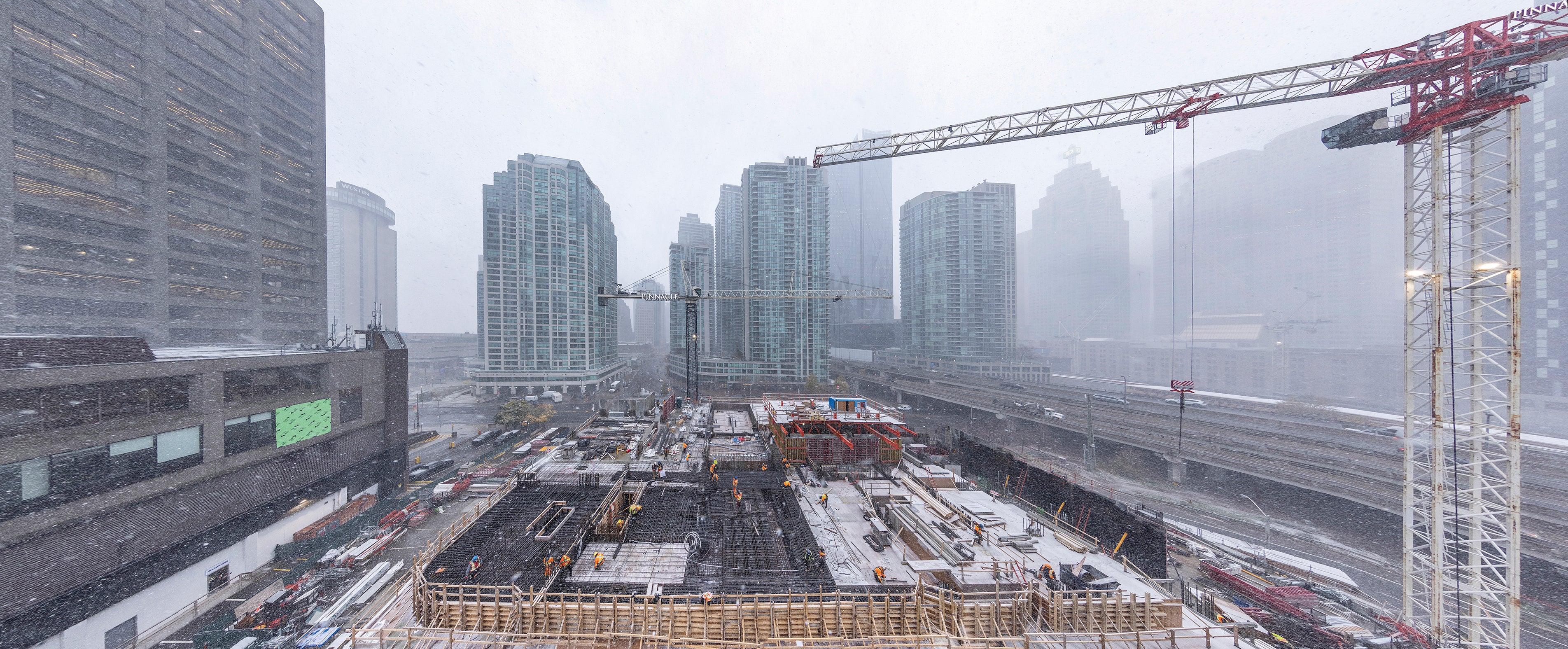 La Sky Tower será la torre residencial más alta de Canadá, con 105 pisos y una altura total de 345 metros.