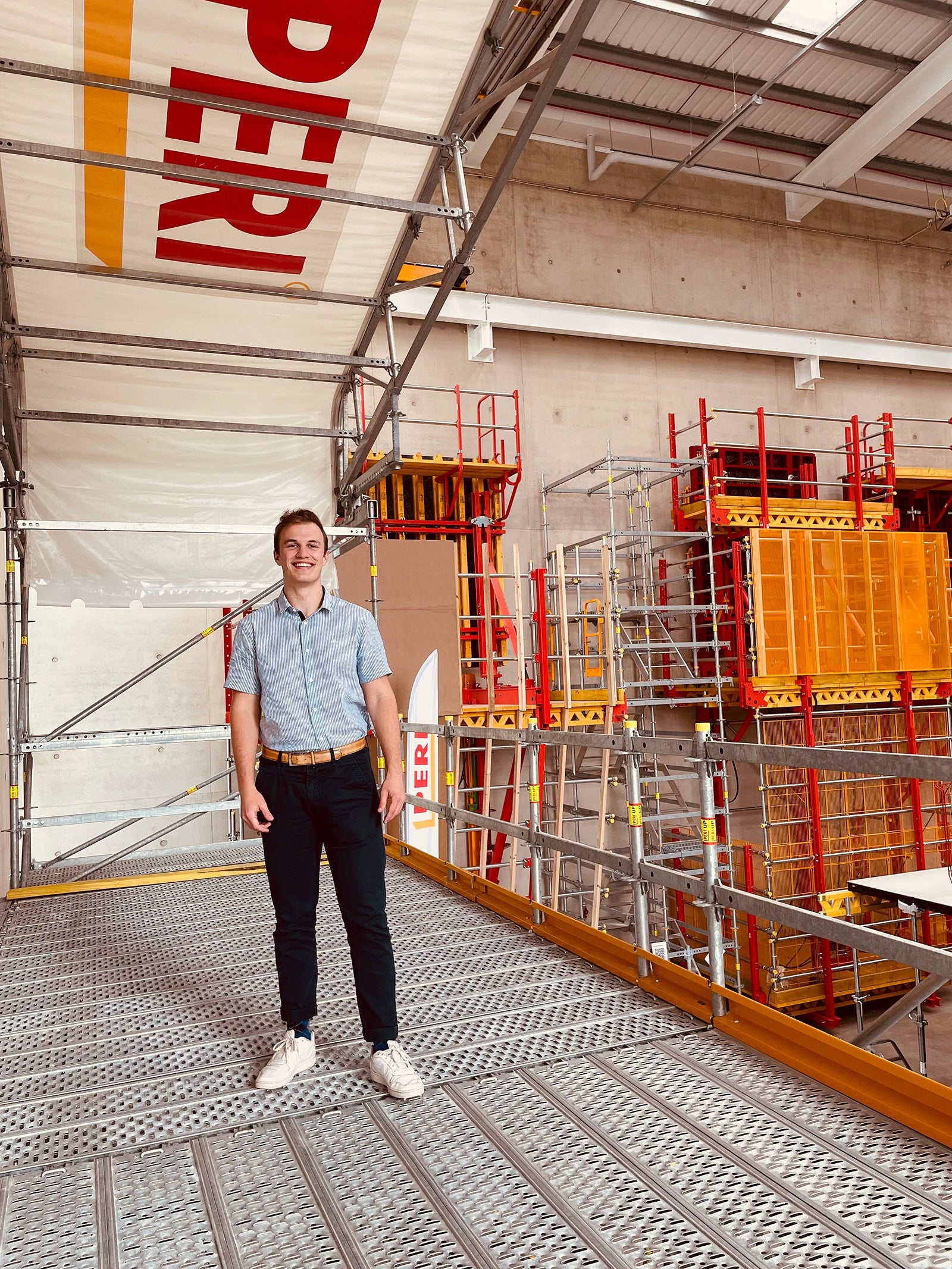 PERI UK has been in existence since 1989 - the new exhibition hall at the Brentwood site since 2021.