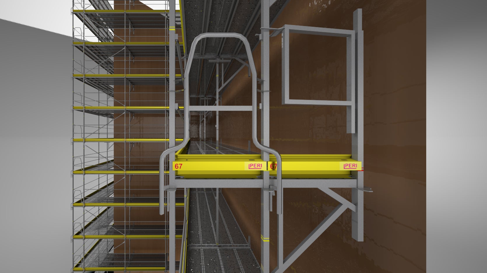 Scaffmax 能够帮助您为复杂的立面或建筑结构搭建脚手架。