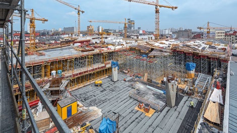 Dzięki wiedzy i doświadczeniu pracowników PERI zakres inwestycji oraz skomplikowanie konstrukcji żelbetowych nie stanowiły problemu dla wykonawcy.<br/>