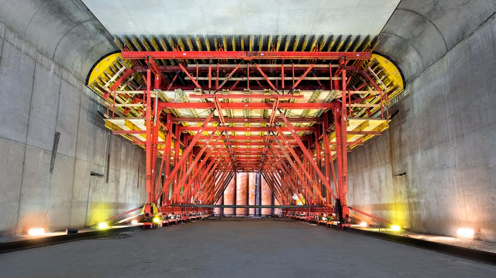 VARIOKIT tunnelvagn med hydrualisk lyft/sänkenhet och flyttning med tunglasthjul