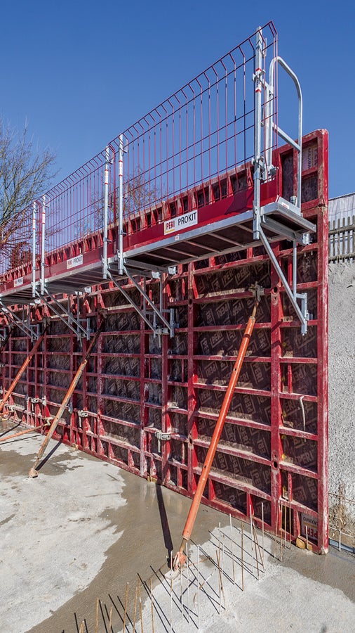 Modulový systém lávek pro MAXIMO a TRIO s šířkami 0.90 m, 1.20 m a 2.40 m