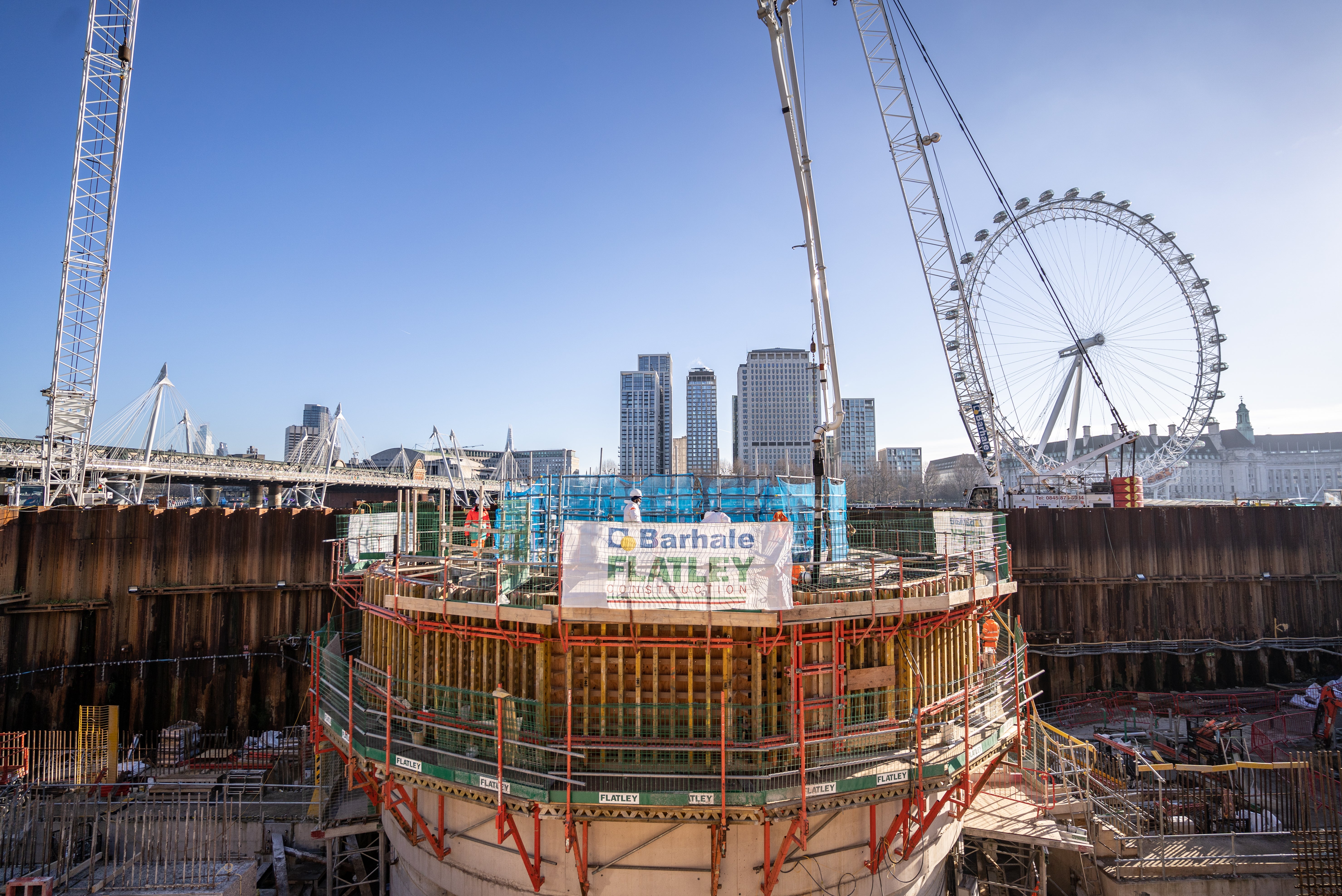 The Tideway project will redirect sewage overspill from the most polluting overflow points via purpose-built shafts along the River Thames. 
