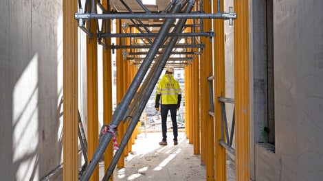 Höga MULTIPROP-torn användes i en av passagerna