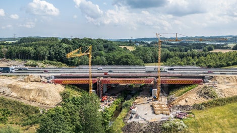 E45 - bro over Lyngbygård Å