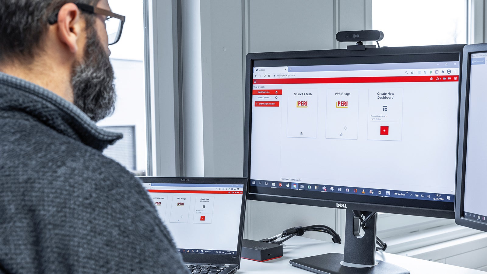 The ISC Web Application has an intuitive interface that provides users with a real-time overview of the concreting process and concrete pressure