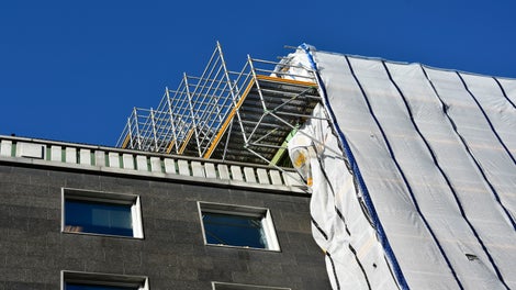 Karl Johans gate - utvendig fasade PERI UP