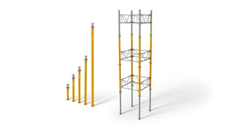 自重轻、经济的支撑塔架。