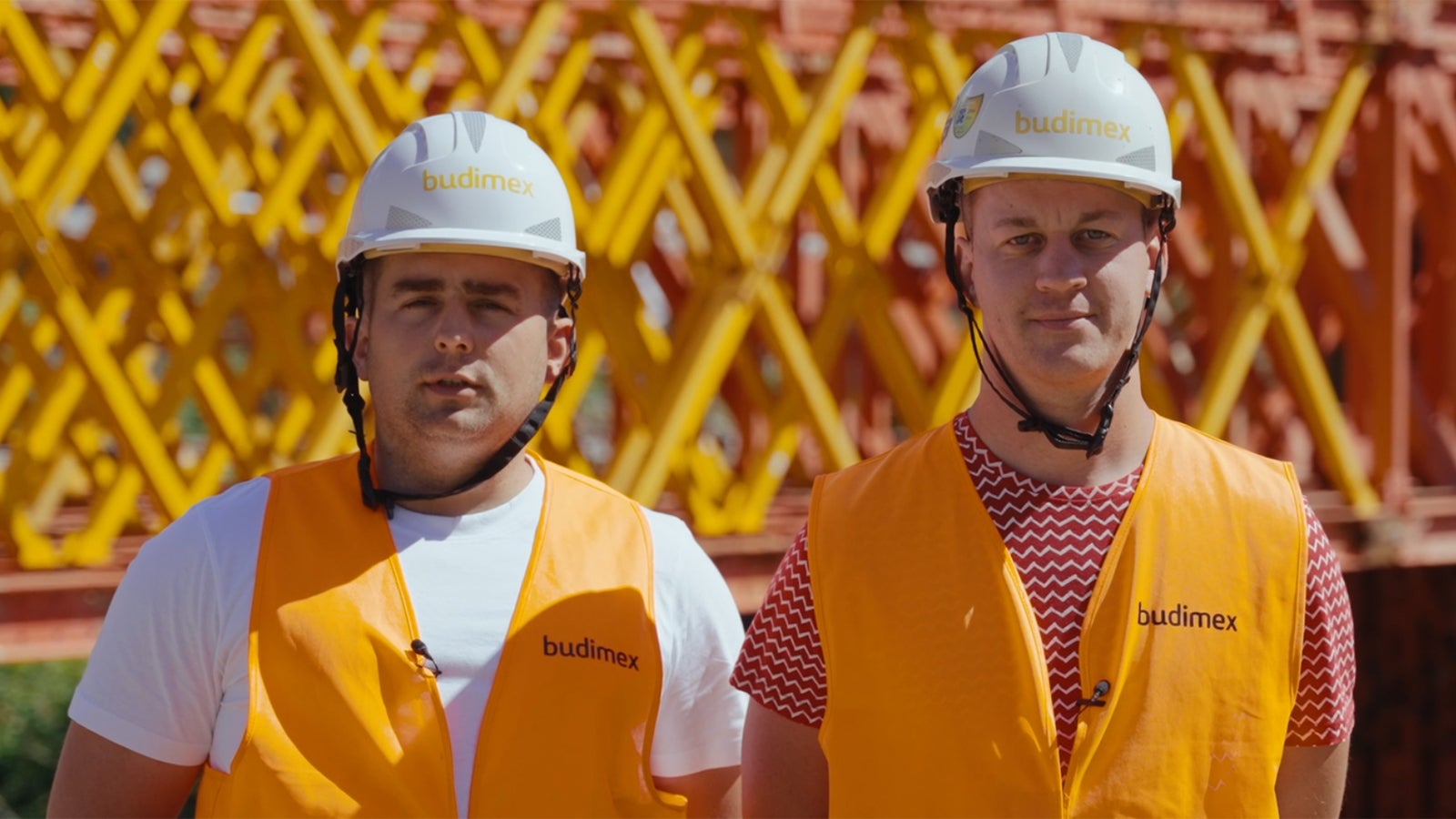 Od lewej: Andrzej Adamczyk, Kamil Blitek - BUDIMEX
