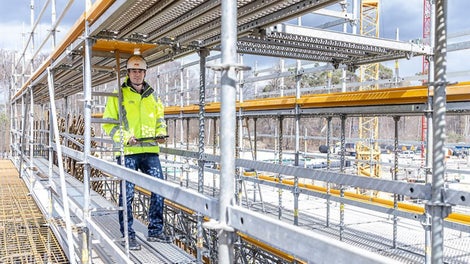 Herramienta de estimación de andamio PERI