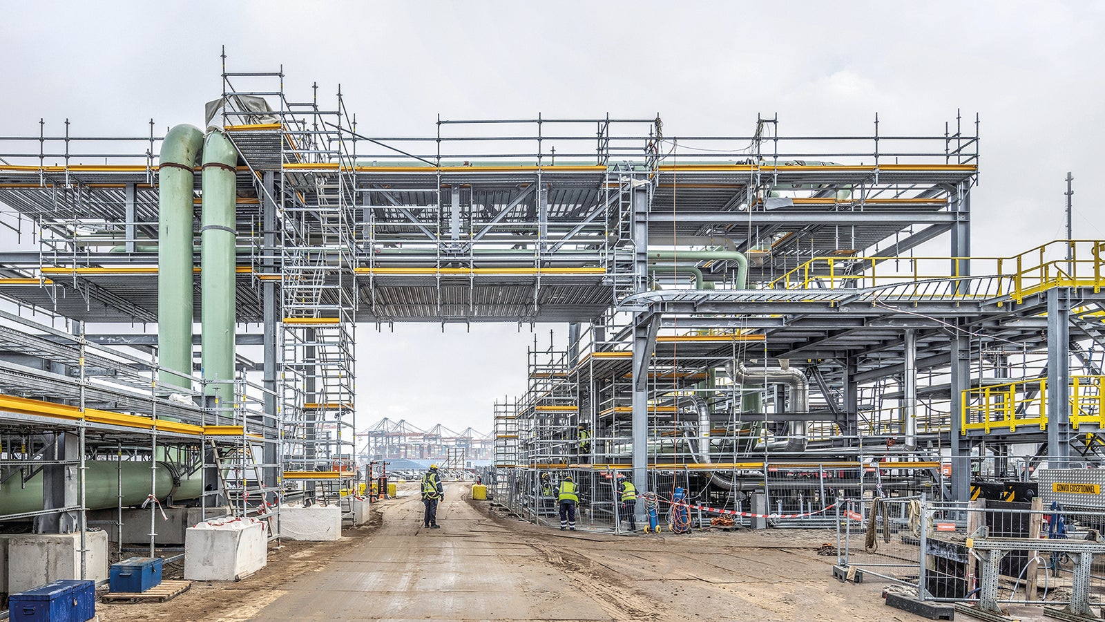 The modular PERI UP Scaffolding could be quickly adapted to changing site conditions, thereby facilitating a flexible construction process.