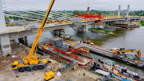 Most przez Wartę, Kostrzyn nad Odrą