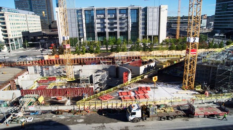 Prosjektet består av studentboliger, bibliotek og kontorlokaler. 