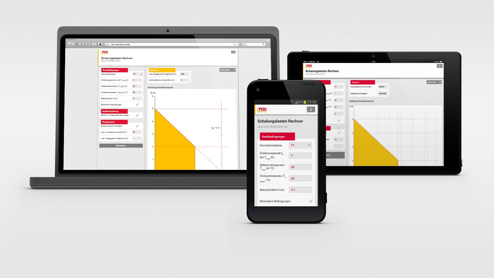 PERI offre diverse app e strumenti digitali per aiutare in modo pratico e veloce le operazioni in cantiere.