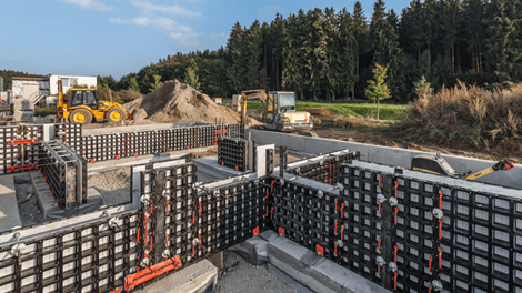 Her anvendes som vægforskalling