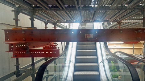 Udveksling over rulletrapper