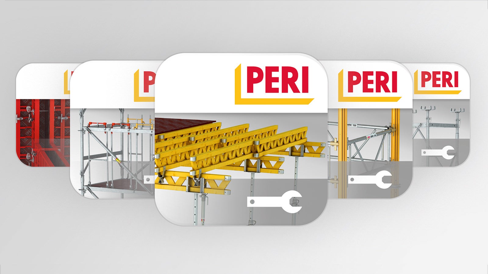 Le nuove App sviluppate da PERI rappresentano un vero e proprio valore aggiunto per il cliente. Le applicazioni mobili si concentrano sulla configurazione dei sistemi e sull’ottimizzazione dei materiali in cantiere. 